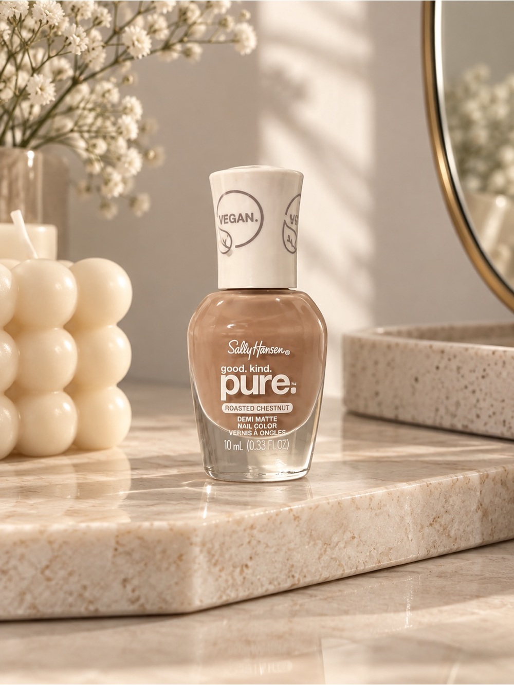 Sally Hansen Roasted Chestnut Decorative Bottle Empty